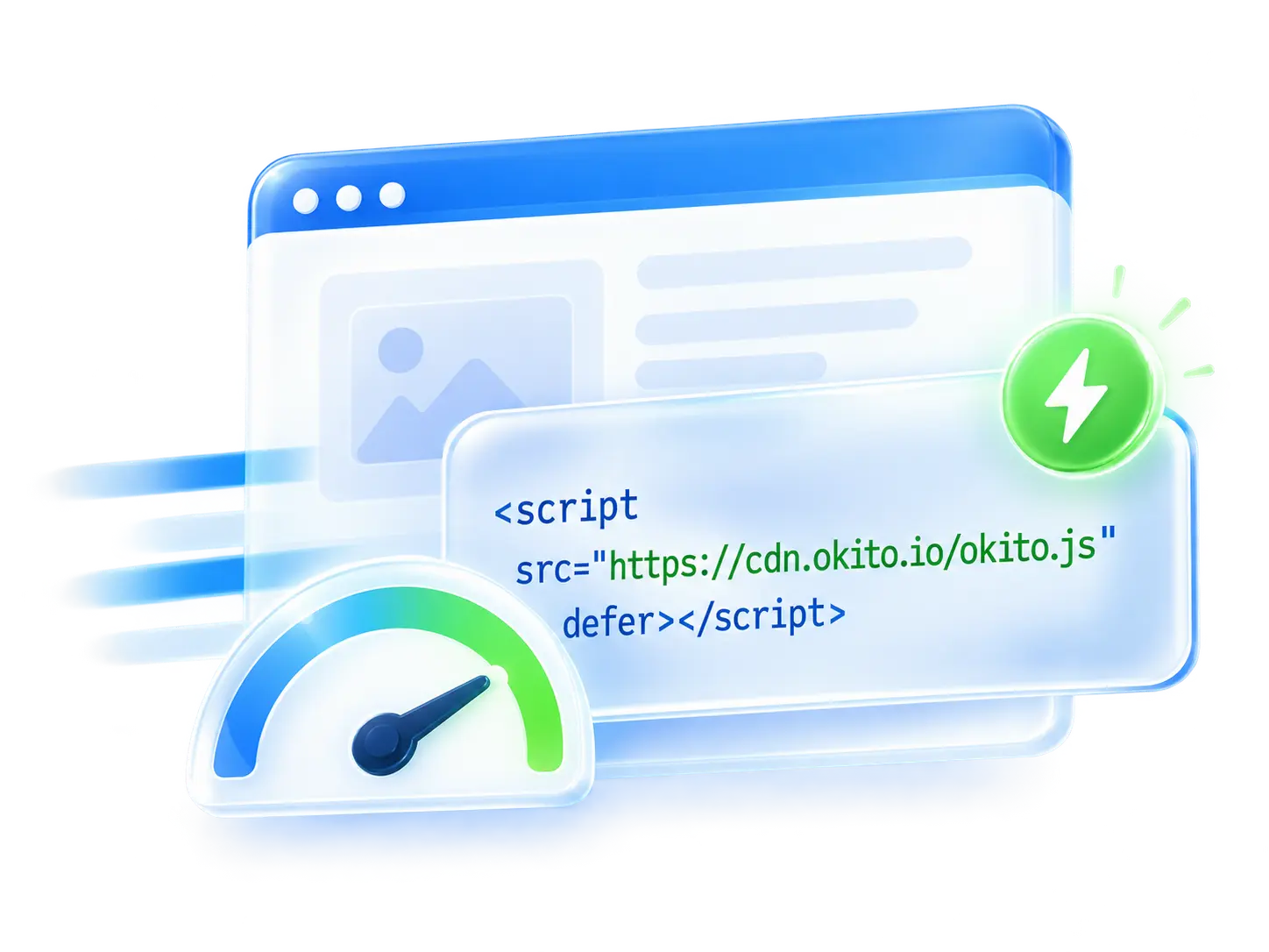 Lightweight for minimal load and fastest site speed